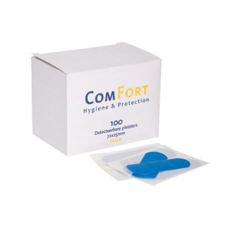 Comfort detecteerbare pleister blauw 25x72 mm 100 st.