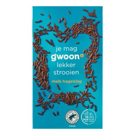 G'woon Hagelslag melk 400 gr