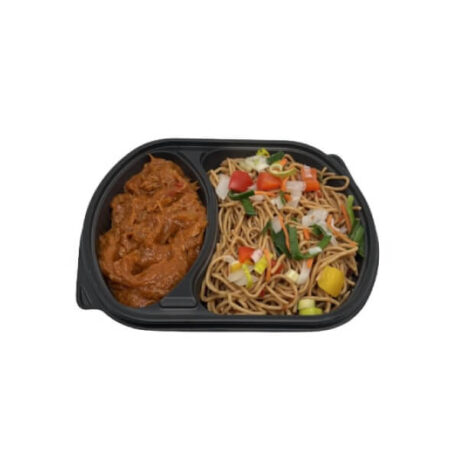 Surinaamse mie met gehaktballetjes in ketjap