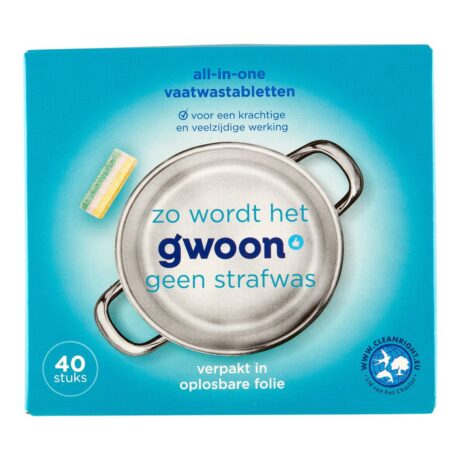 G'woon Vaatwastablet all-in-1 40 st.