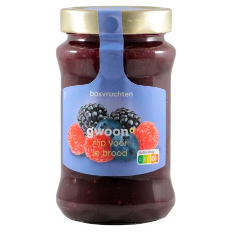 G'woon Extra Bosvruchtenjam 450 gr